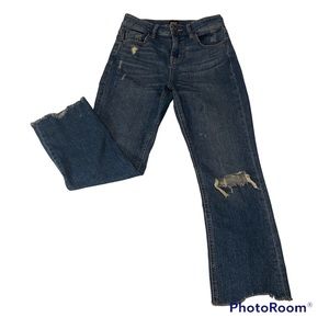 BDG Kick Flare high-rise cropped jeans